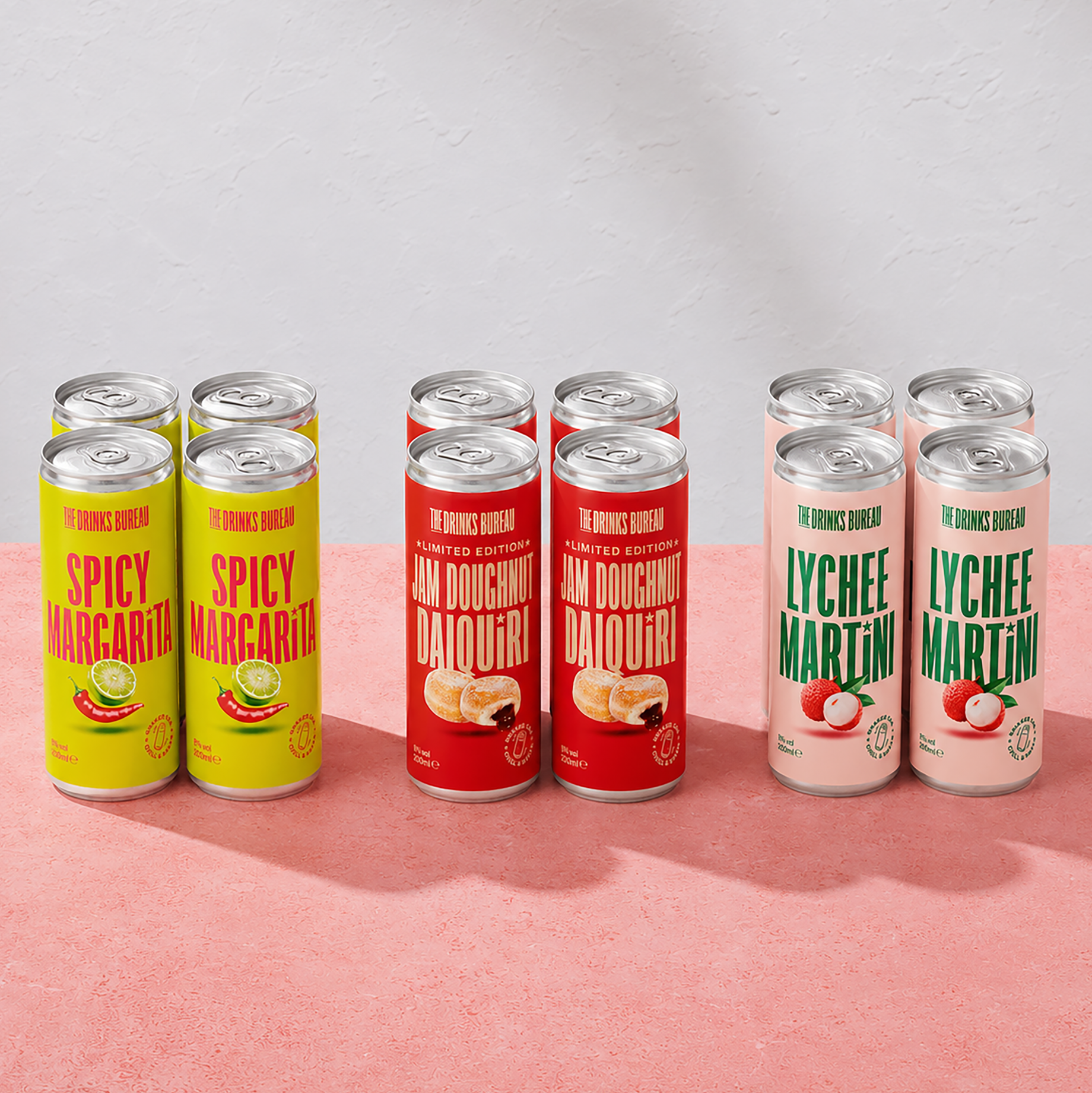 Spicy, Sweet & Chic 12 Piece Canned Cocktail Collection