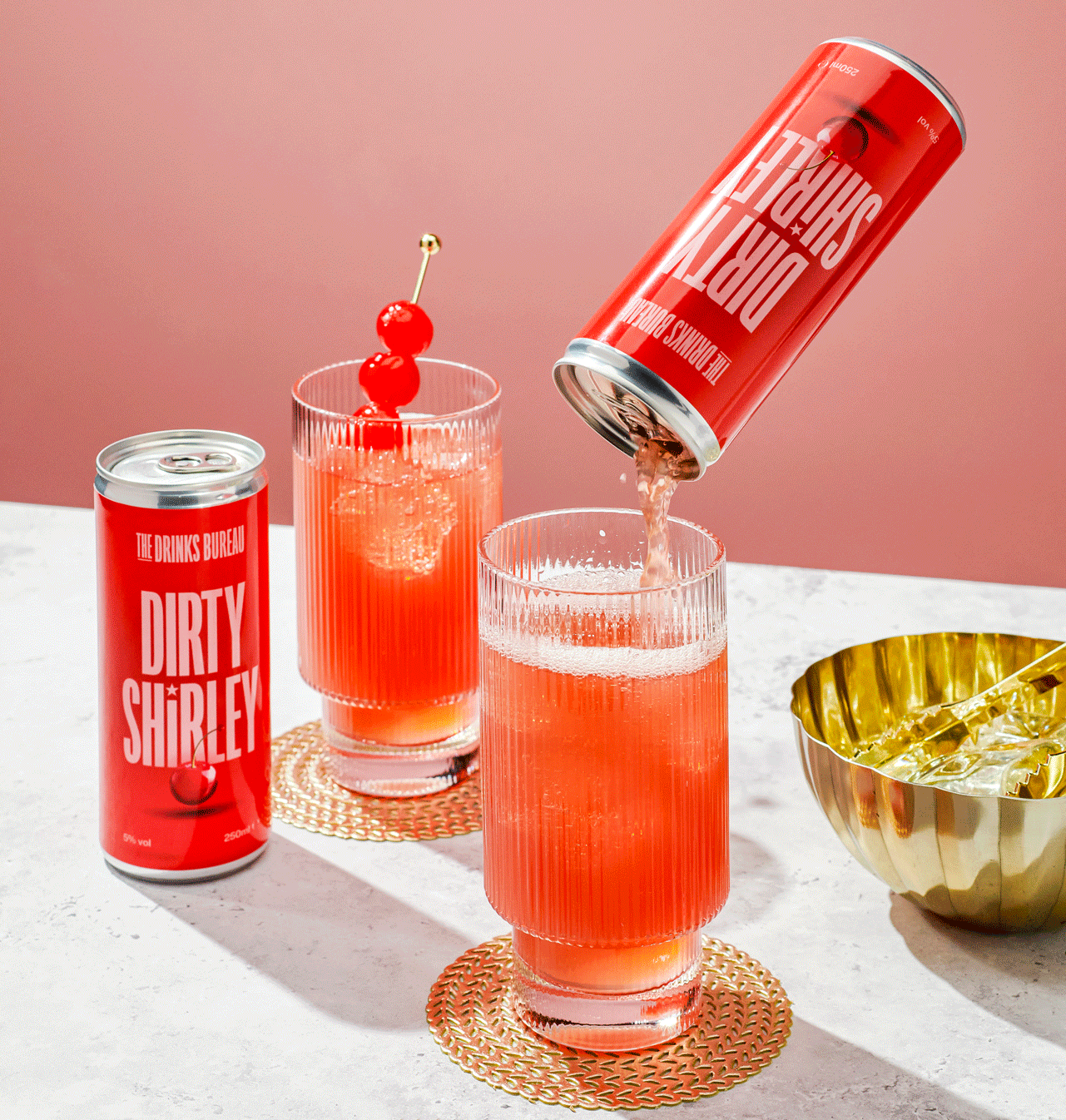 The Drinks Bureau Ready to Drink Dirty Shirley Cocktail