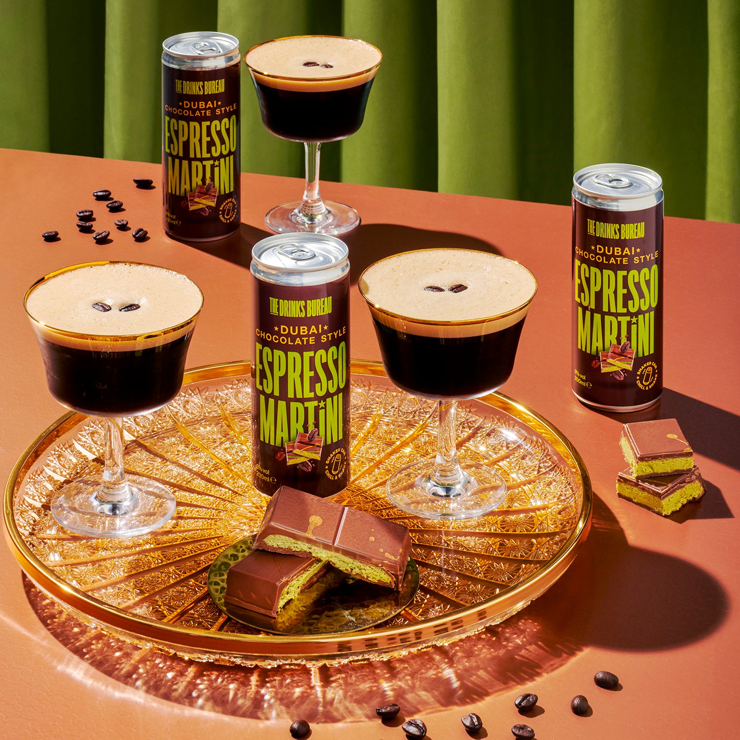 Dubai Chocolate Style Espresso Martini Pre-Mixed Cocktail