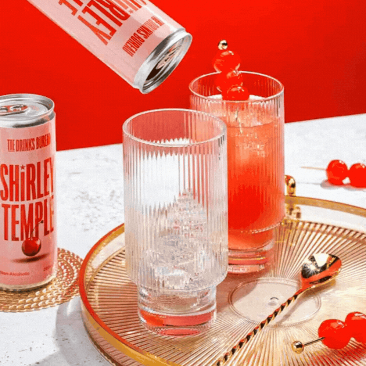 Shirley Temple Pre-Mixed Mocktail