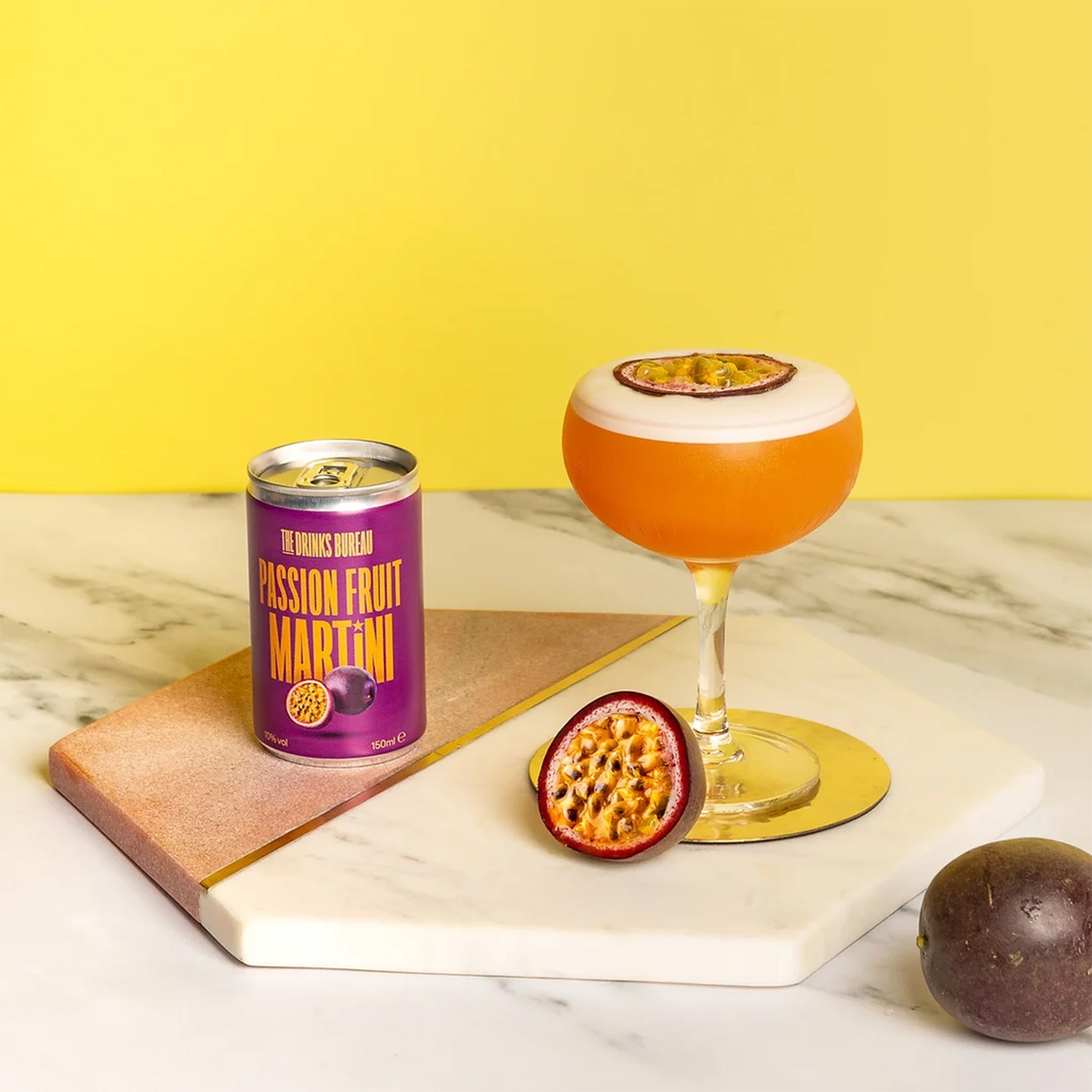 The Drinks Bureau Passion Fruit Martini lifestyle shot